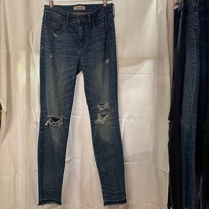 Madewell distressed vintage jeans